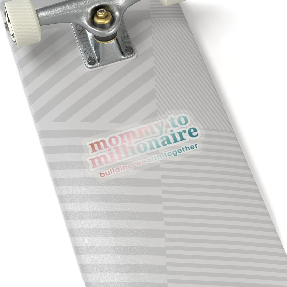 Mommy to Millionaire Building Wealth Together Transparent Kiss-Cut Stickers
