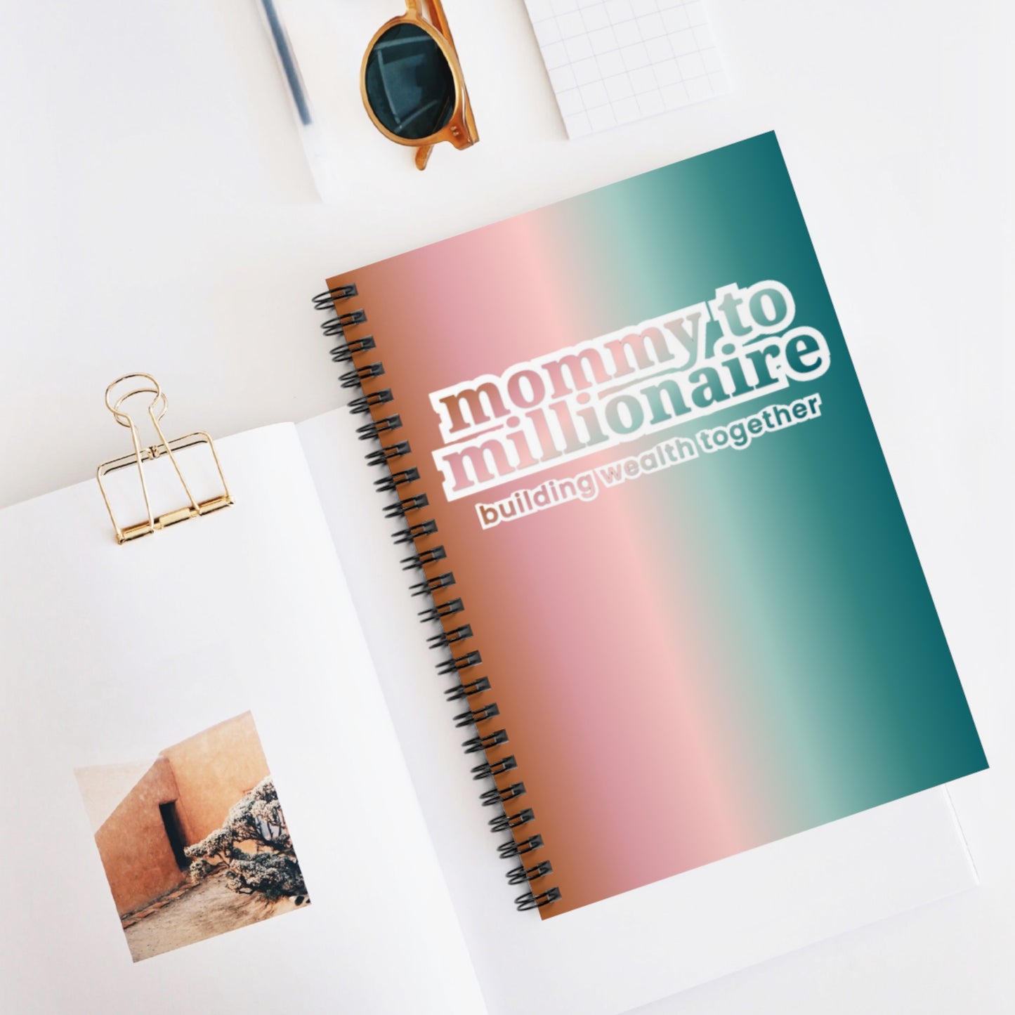 Mommy to Millionaire Classic Spiral Notebook - Ruled Line