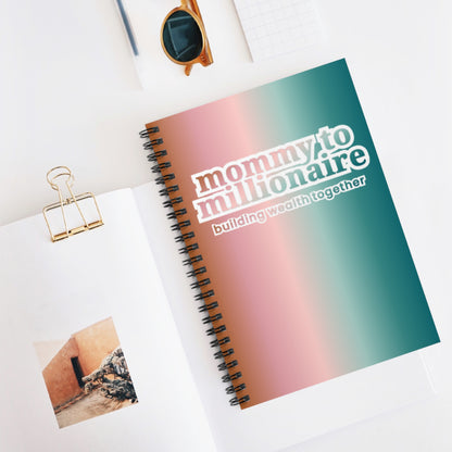Mommy to Millionaire Classic Spiral Notebook - Ruled Line